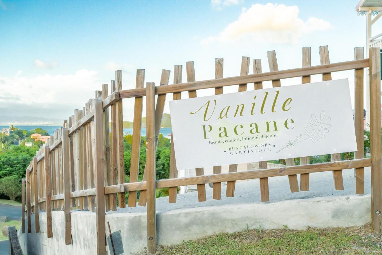 Bungalow Vanille Pacane - Vue Mer Avec Spa Prive Les Trois-Ilets Exterior foto