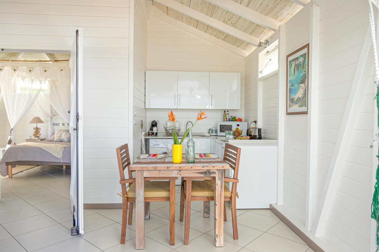 Bungalow Vanille Pacane - Vue Mer Avec Spa Prive Les Trois-Ilets Exterior foto